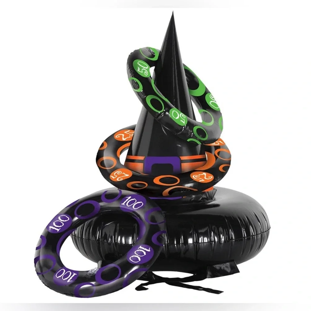 Inflatable Witch Hat Ring Toss